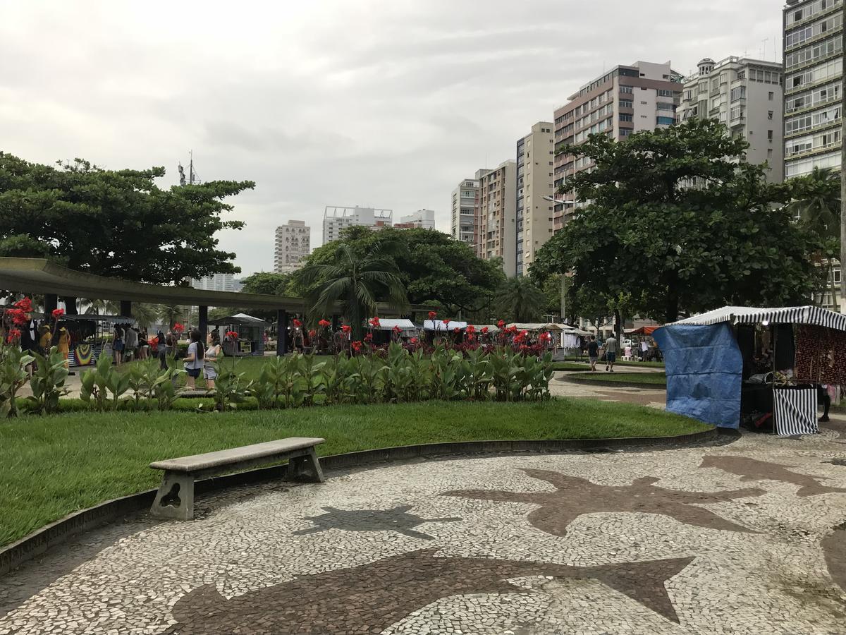 Frente à praia Santos  Esterno foto